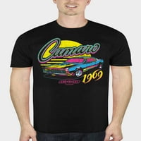 Chevrolet Camaro Retro Erkek Grafikli Tişört, 5XL Bedene kadar
